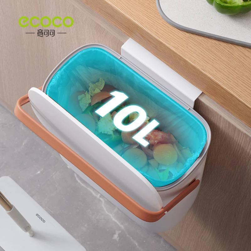Ecoco Wall Hanging Trash Can – Heavy Duty