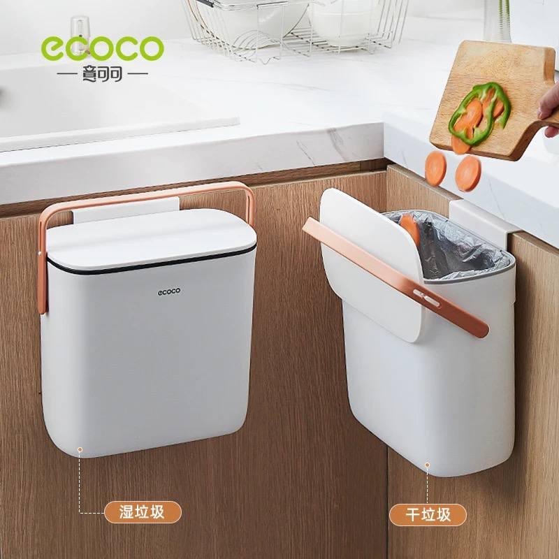 Ecoco Wall Hanging Trash Can – Heavy Duty