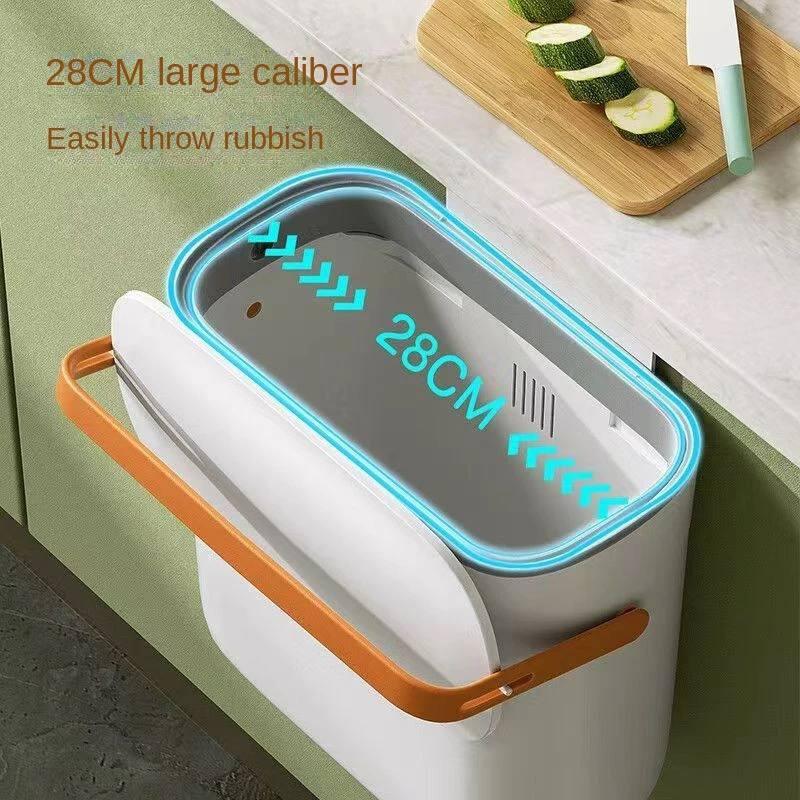 Ecoco Wall Hanging Trash Can – Heavy Duty