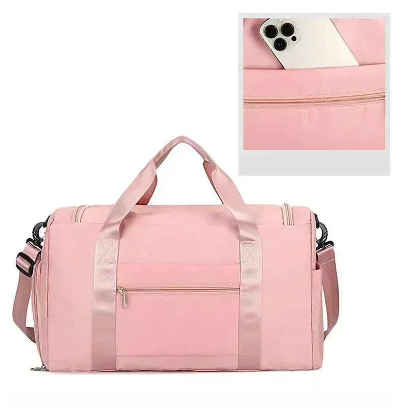 Large Capacity Travel Bag with Shoe Compartment