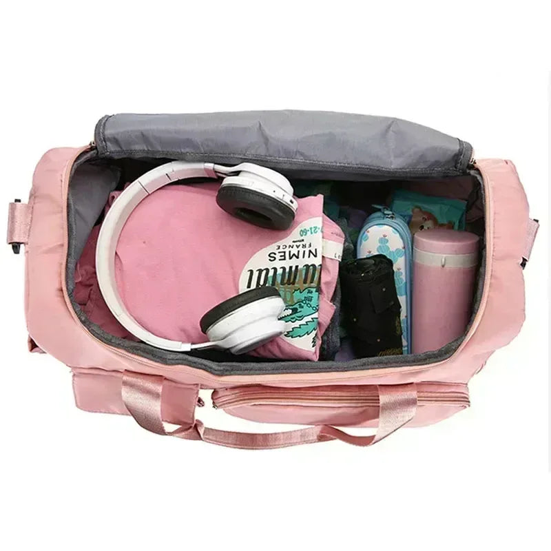 Large Capacity Travel Bag with Shoe Compartment