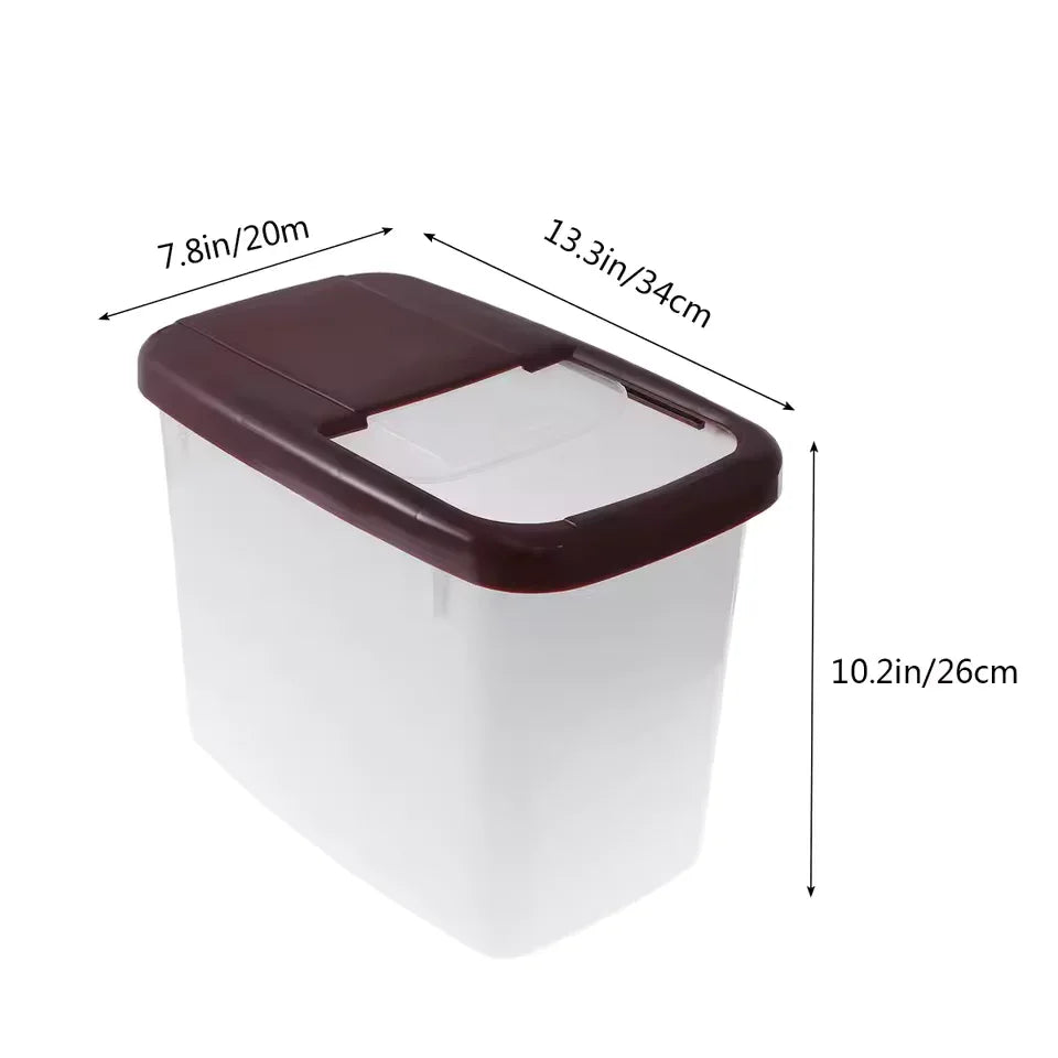 10kg Rice Storage Container with Airtight Lid