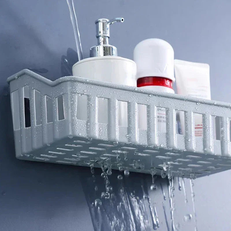 Plastic Bathroom Shelf Organizer - Wall Mount