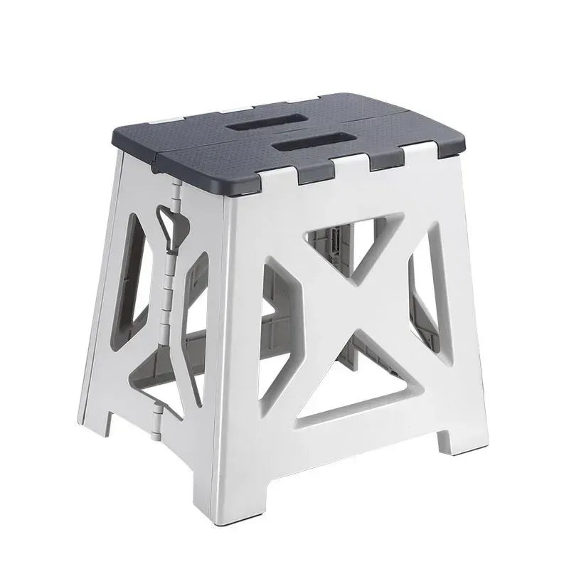 Plastic Foldable Chair for Home Use - Durable Stool