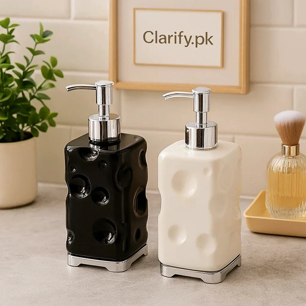 Plastic Soap Dispenser - Stylish Bathroom Accessory (each)