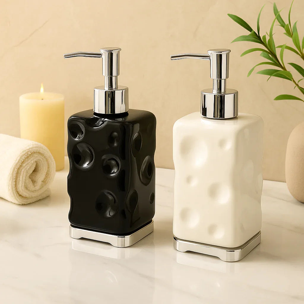 Plastic Soap Dispenser - Stylish Bathroom Accessory (each)