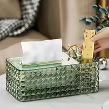 Luxury Plastic Tissue Organizer Box with Lid