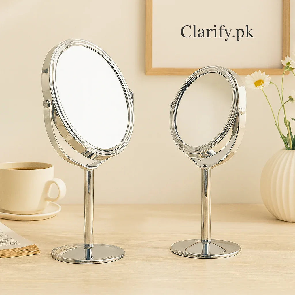 Pocket Size Metal Mirror - Compact & Durable (Mini)
