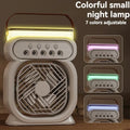 3 in 1 Air Conditioner Water Mist Fan with Night Lamp