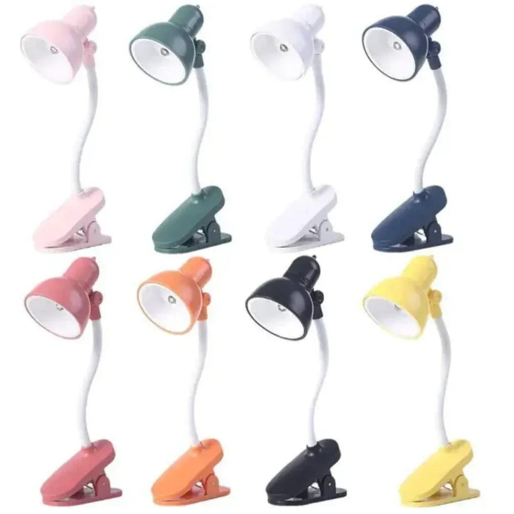 Portable Book Reading Light with Clip & Flexible Neck