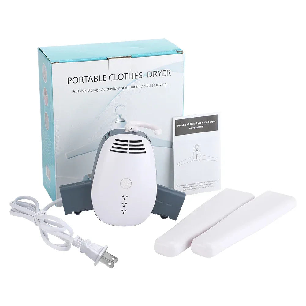Portable Clothes Dryer with Foldable Hanger