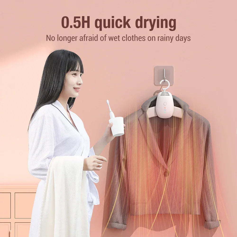 Portable Clothes Dryer with Foldable Hanger