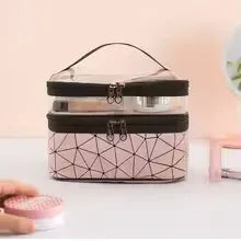 Portable Cosmetic Storage Organizer Makeup Bag