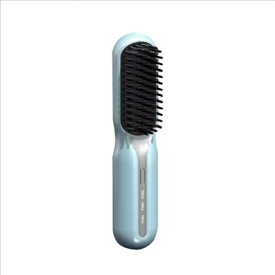 Portable Electric Hair Styling Comb with Negative Ion