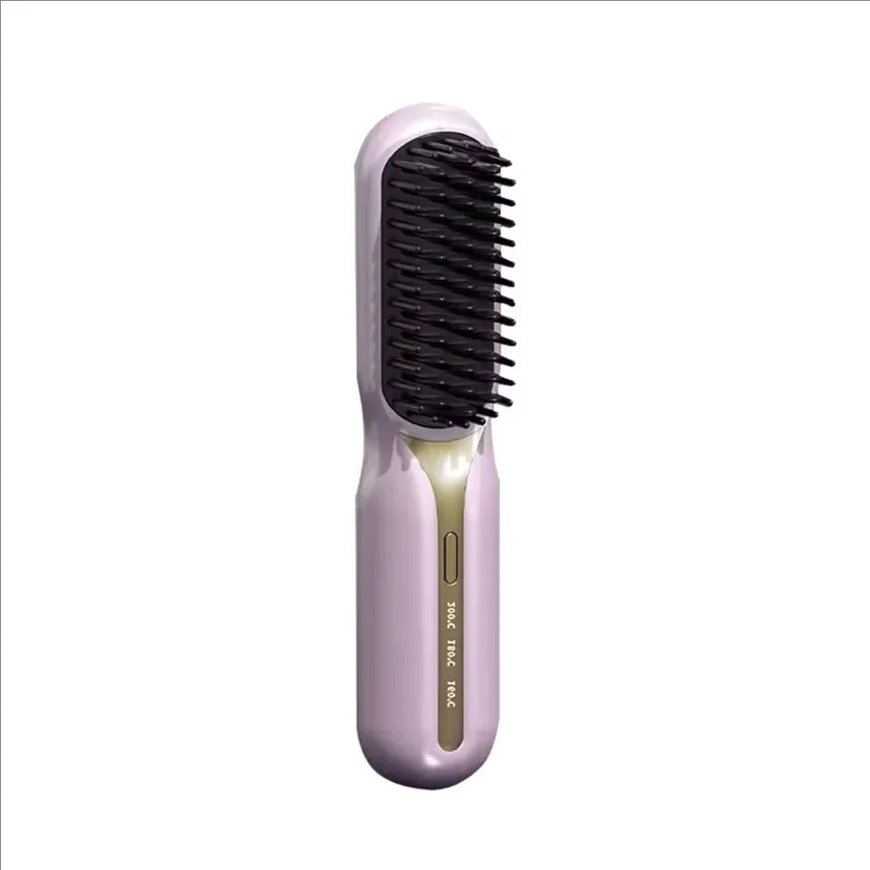 Portable Electric Hair Styling Comb with Negative Ion