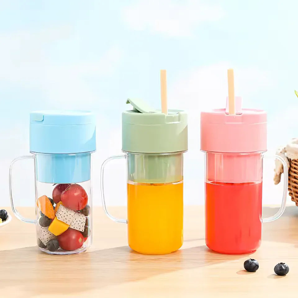 Portable Electric Juicer Cup with Handle