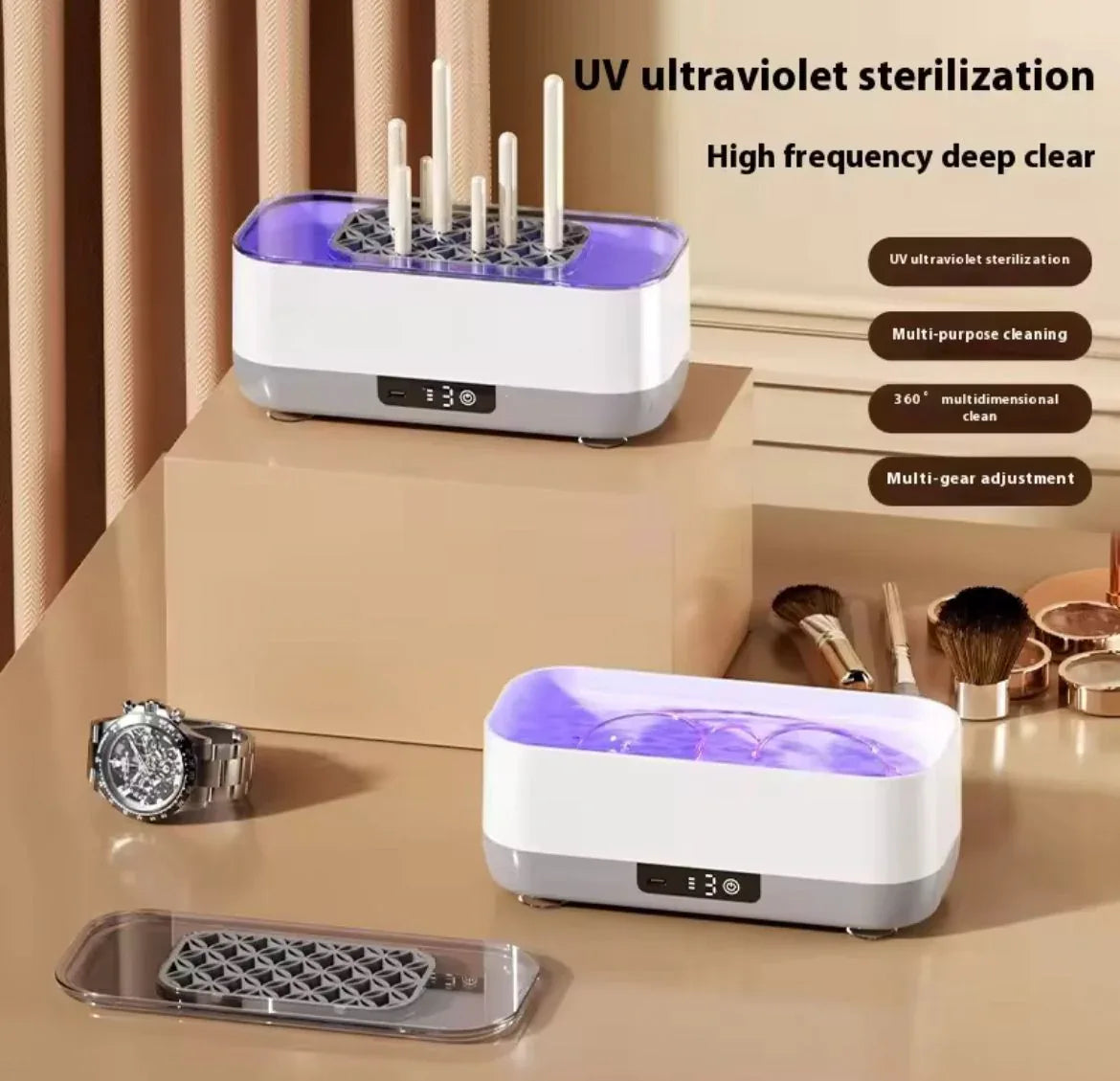 Portable Eyewear Cleaner with UV Sterilizer