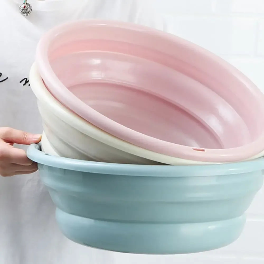Portable Folding Laundry Tub - Collapsible Basin