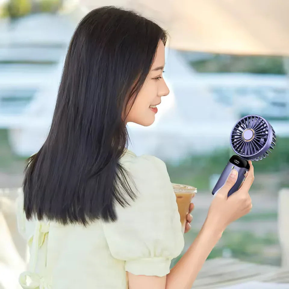 Portable Handheld Fan Rechargeable with USB