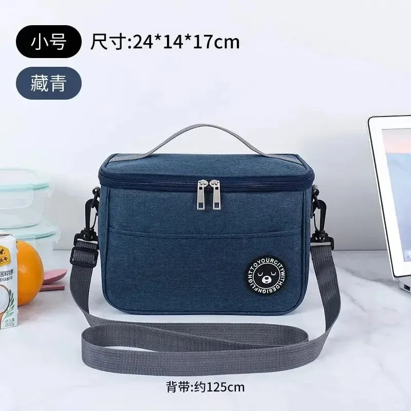 Oxford Cloth Portable Insulated Lunch Bag
