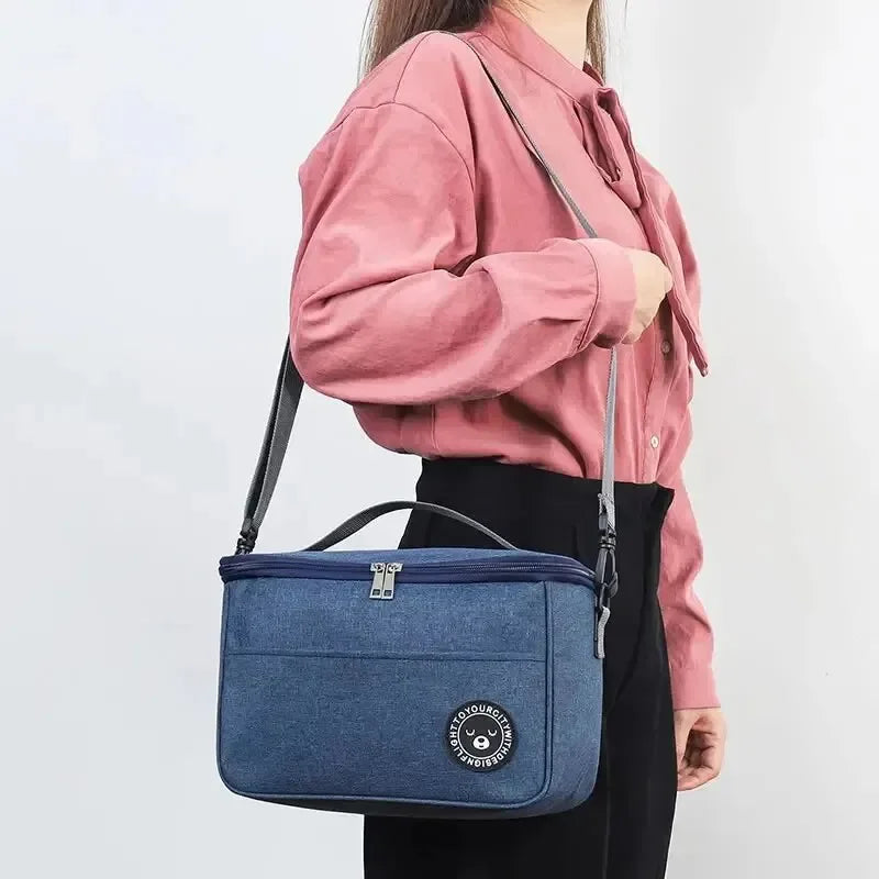 Oxford Cloth Portable Insulated Lunch Bag