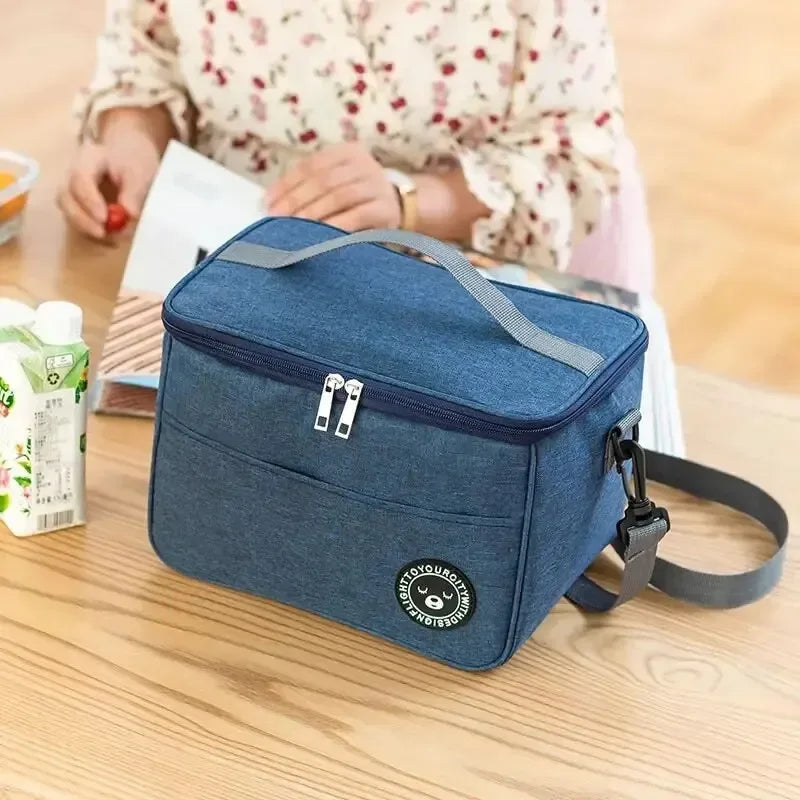 Oxford Cloth Portable Insulated Lunch Bag