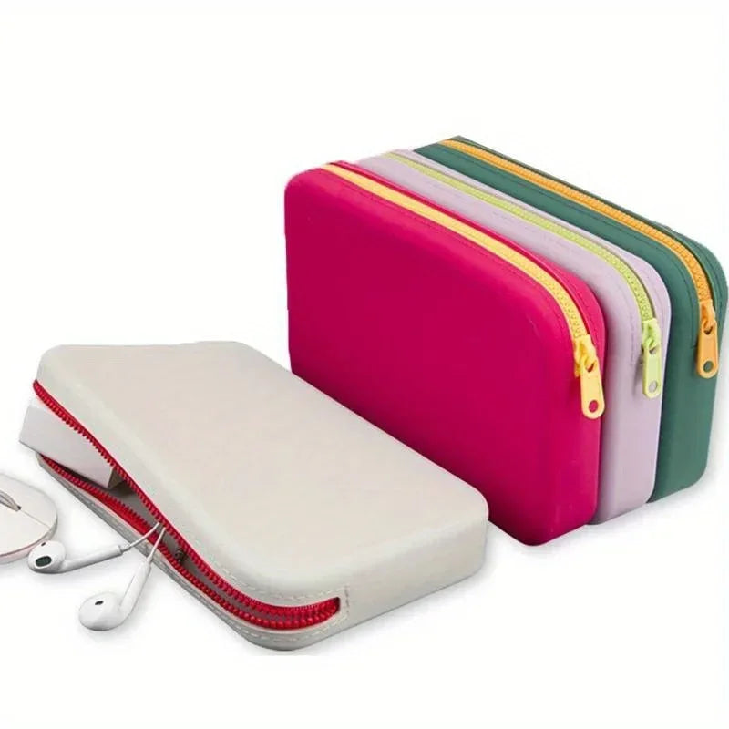 Portable Makeup Brush Organizer Cosmetic Bag