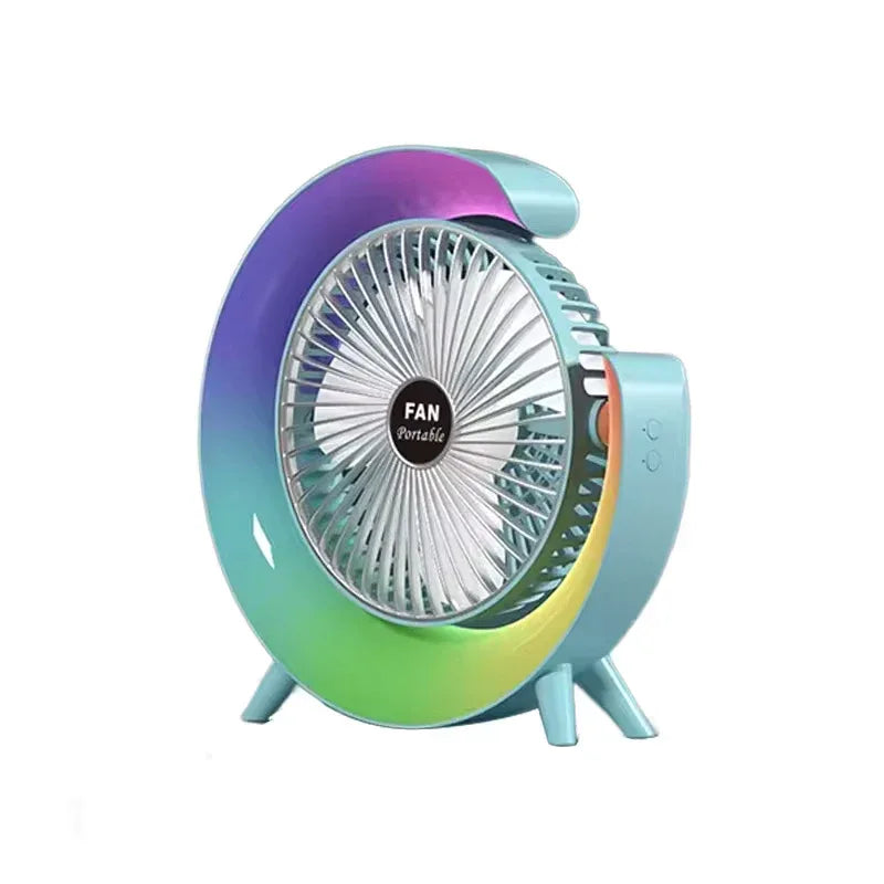 Portable Marquee Fan with Night Light