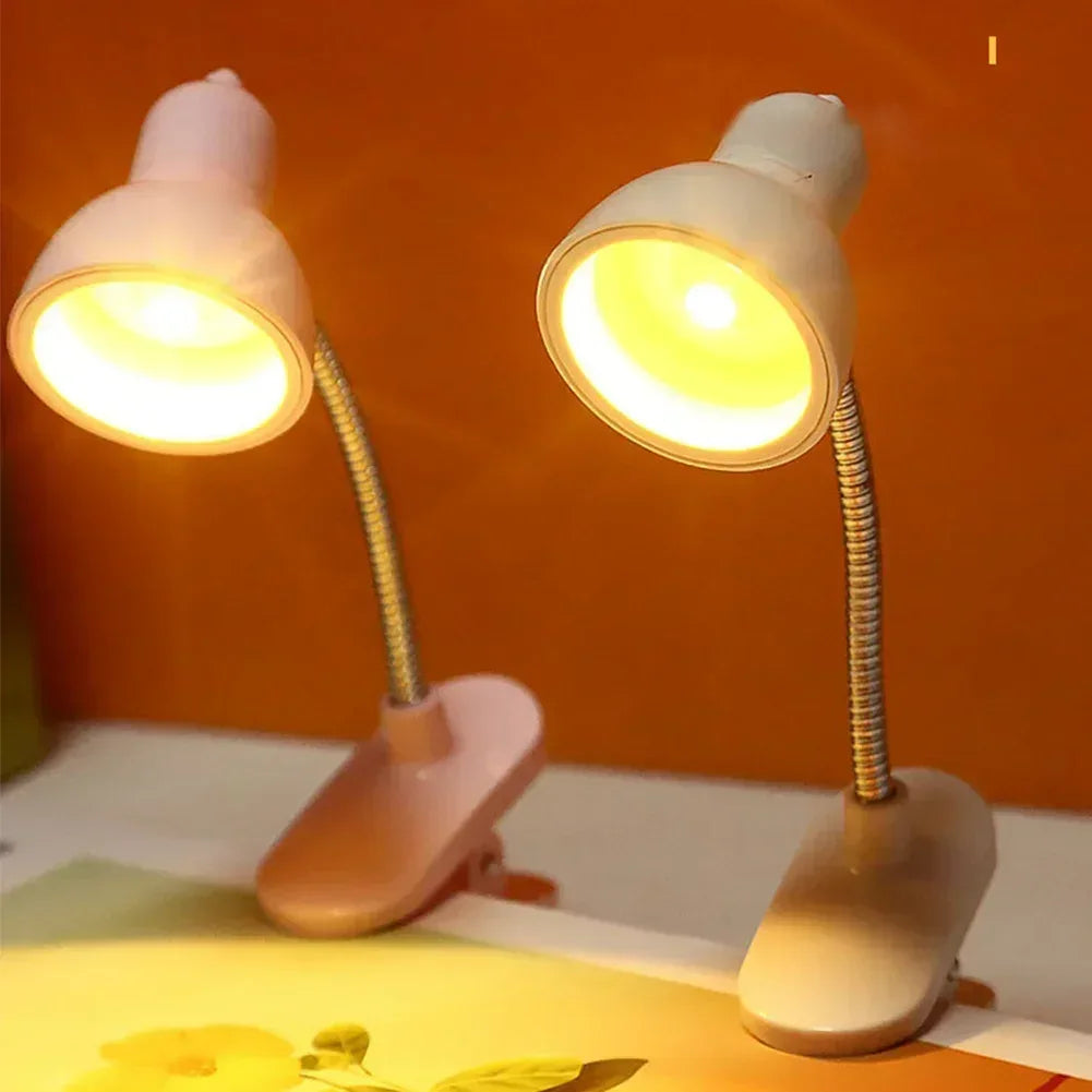 Portable Mini Night Light with Clip Lamp