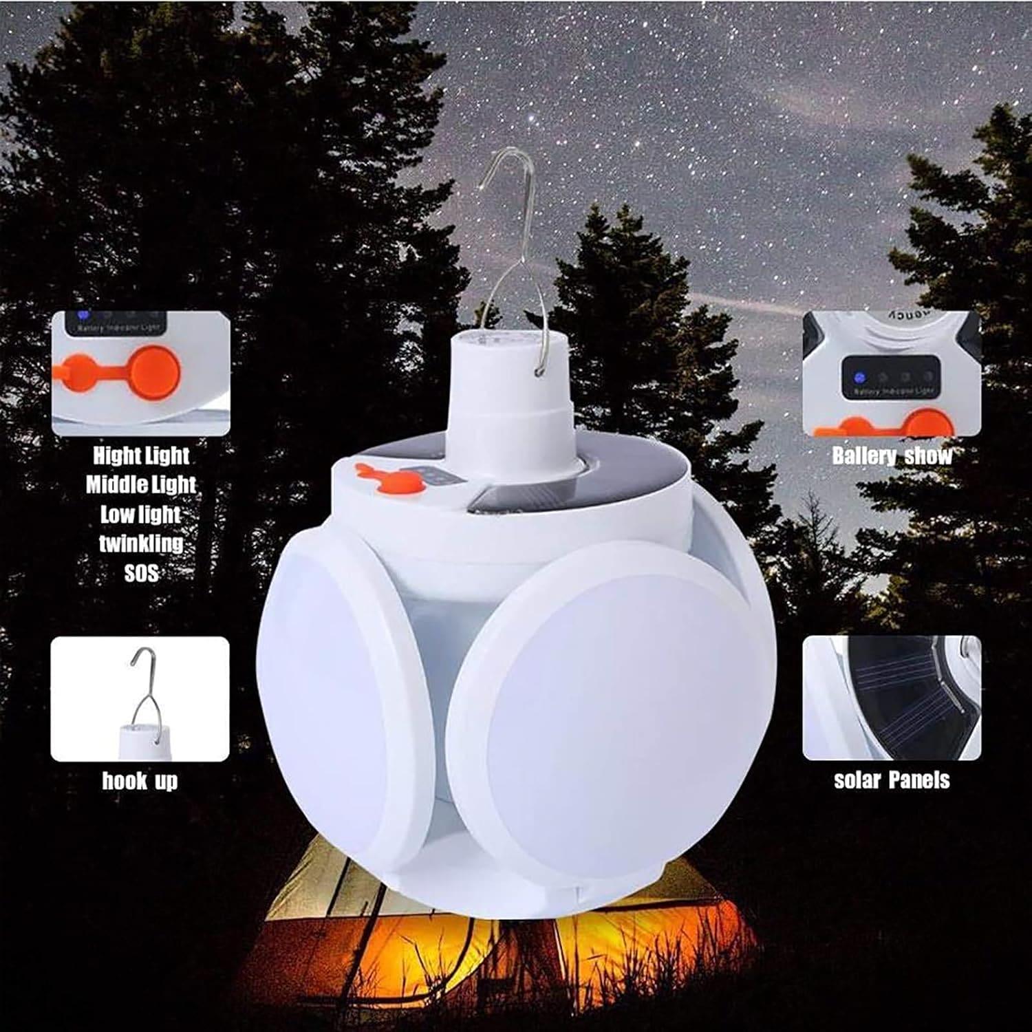 Portable Rechargeable LED Lantern with Universal Hook