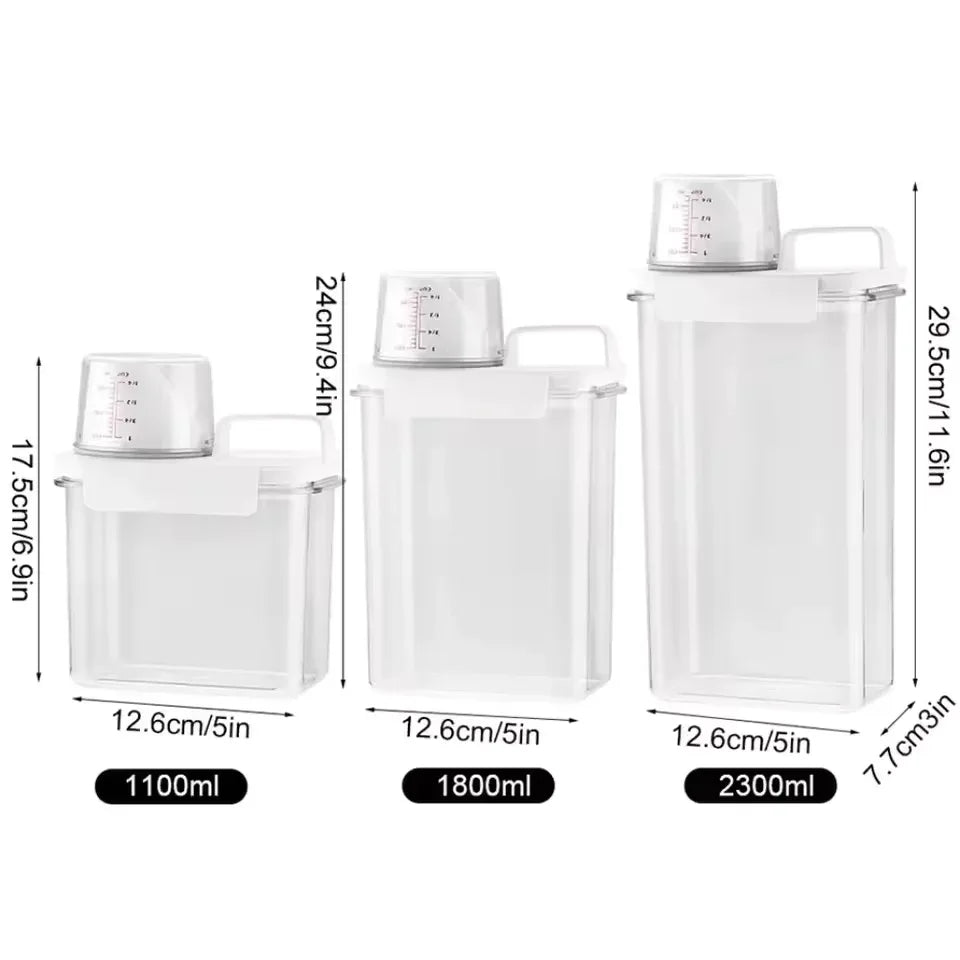 Portable Washing Powder Dispenser Set