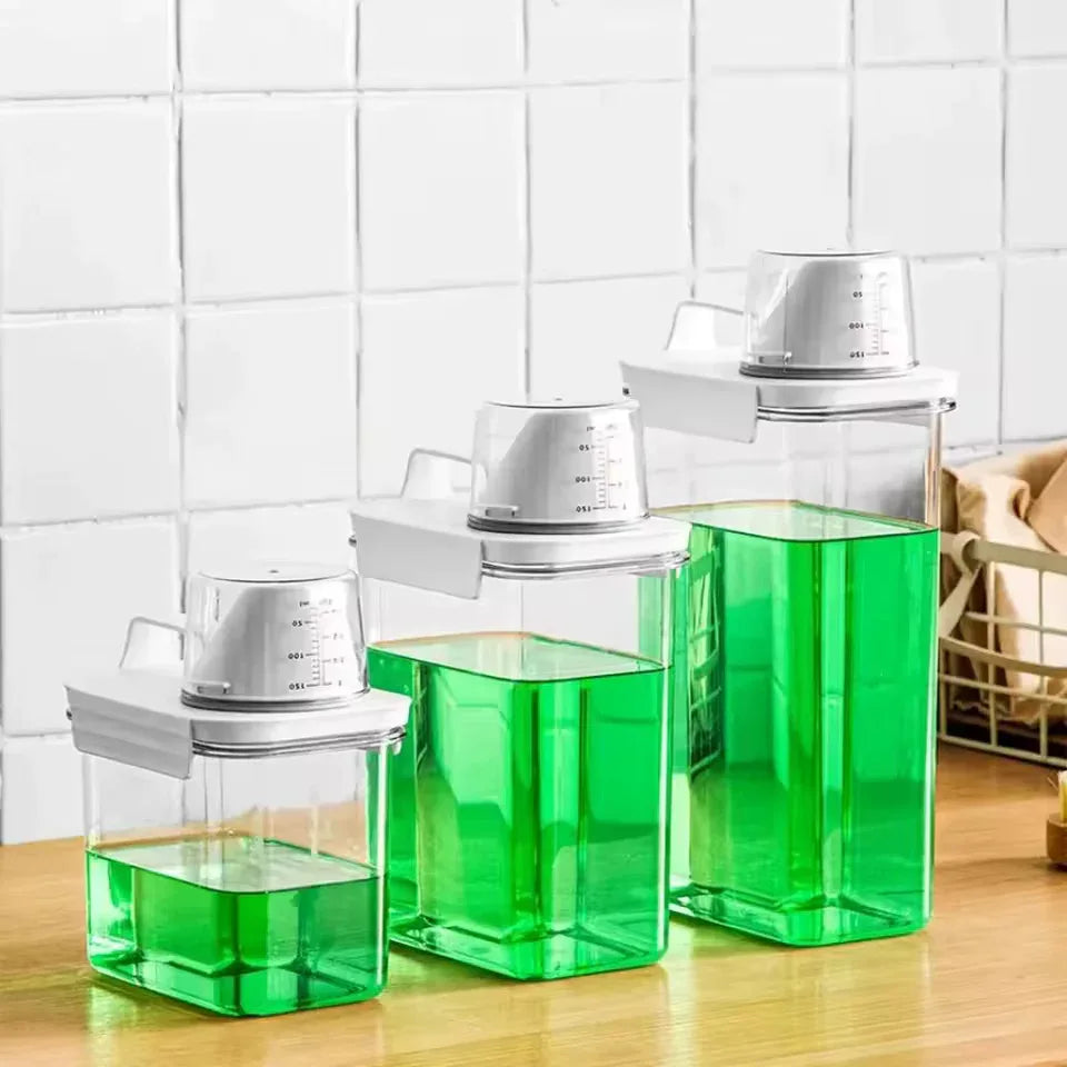 Portable Washing Powder Dispenser Set