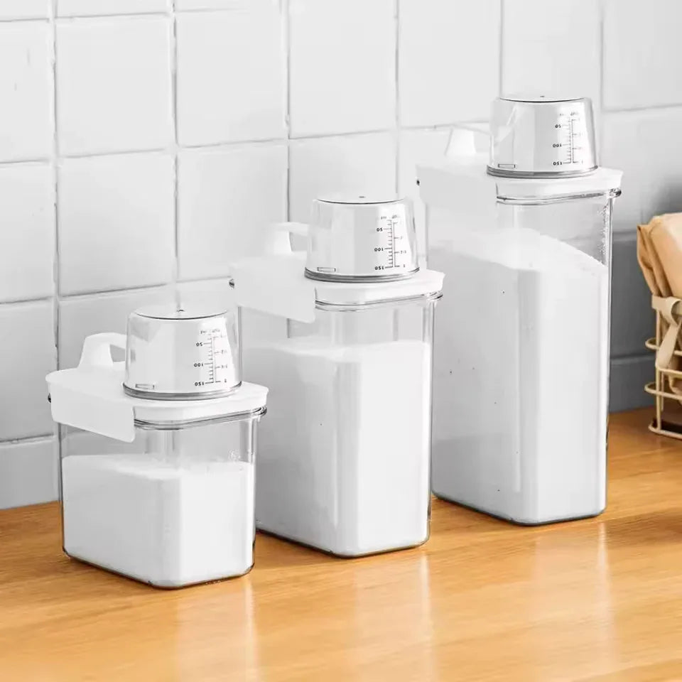 Portable Washing Powder Dispenser Set