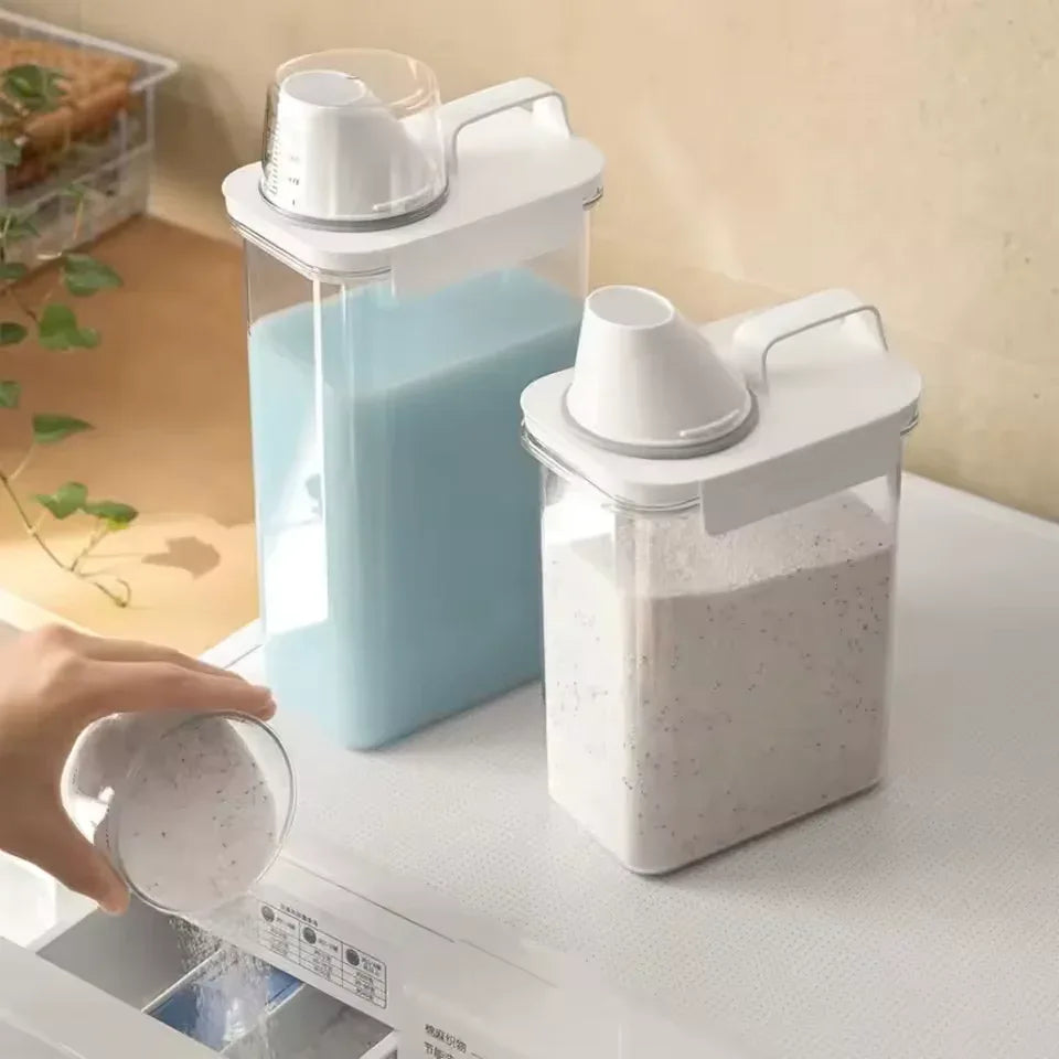 Portable Washing Powder Dispenser Set
