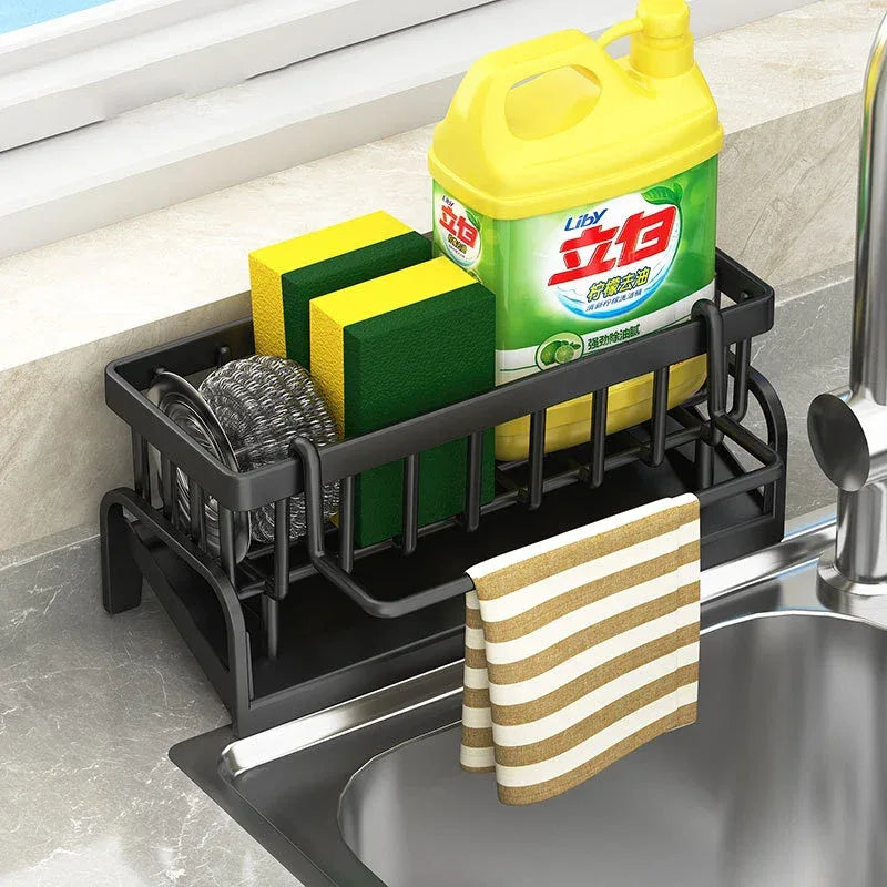Premium Stainless Steel Sponge Holder Rack
