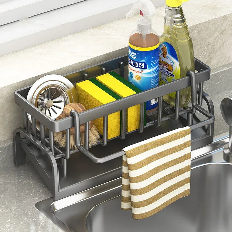 Premium Stainless Steel Sponge Holder Rack