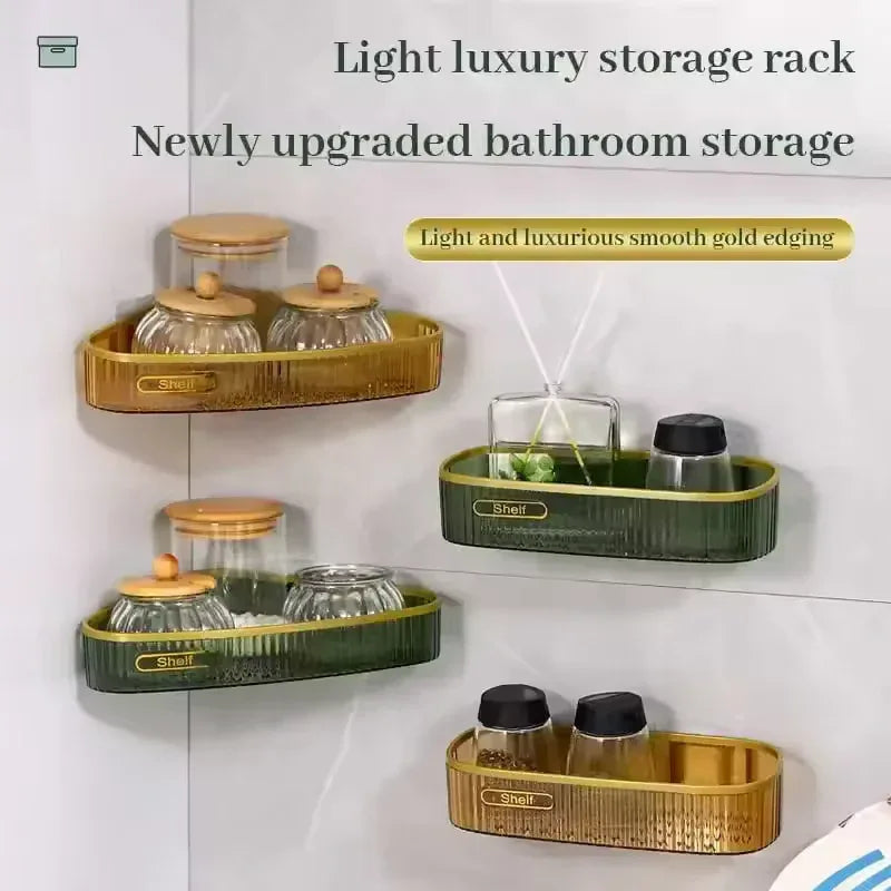 Premium Wall Mount Shelf for Bathroom Storage
