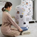 Quilt Storage Bag for Clothes with Cute Print