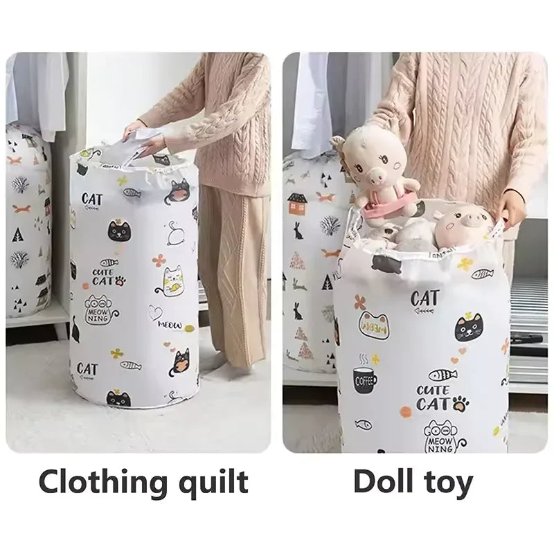 Quilt Storage Bag for Clothes with Cute Print