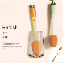 Radish Long Handle Bottle Brush for Cleaning