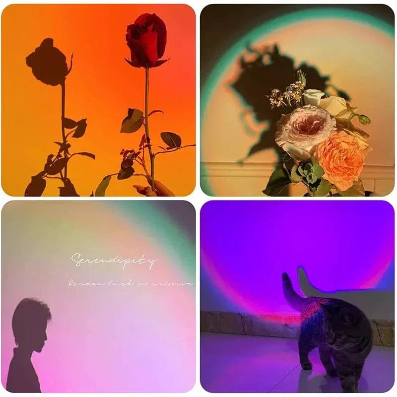 15 in 1 Rainbow Sunset Lamp for Home Decor