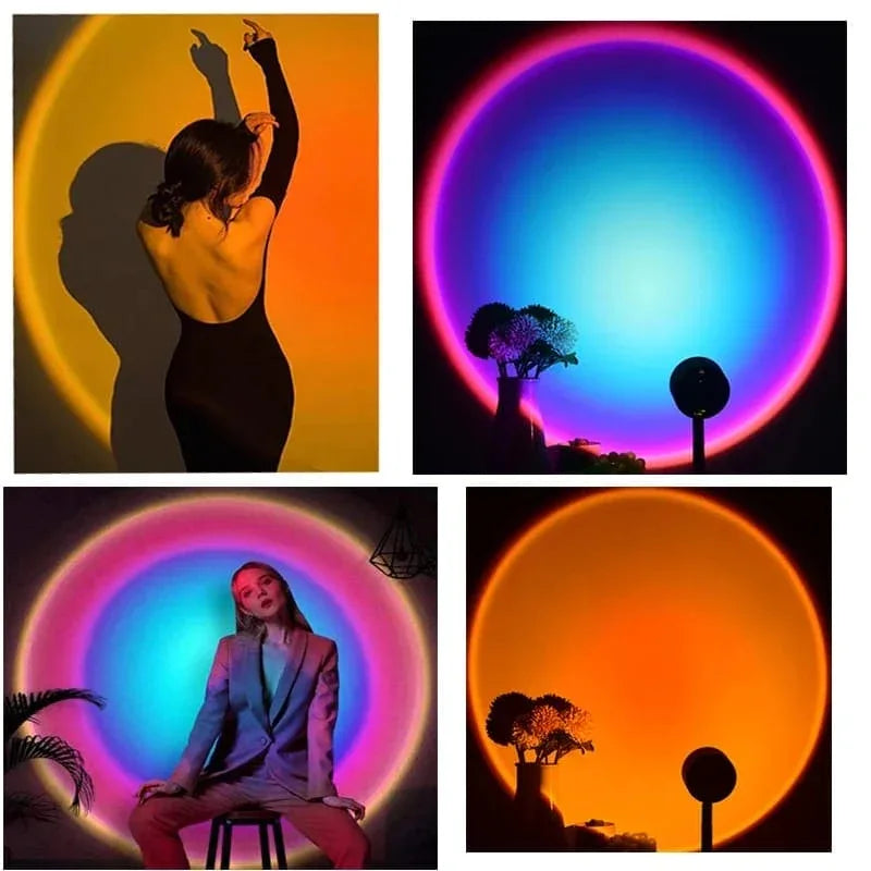 15 in 1 Rainbow Sunset Lamp for Home Decor