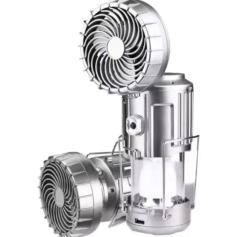 Rechargeable Camping Emergency Light with Fan