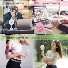 Rechargeable Mini Portable Fan - Compact & Lightweight