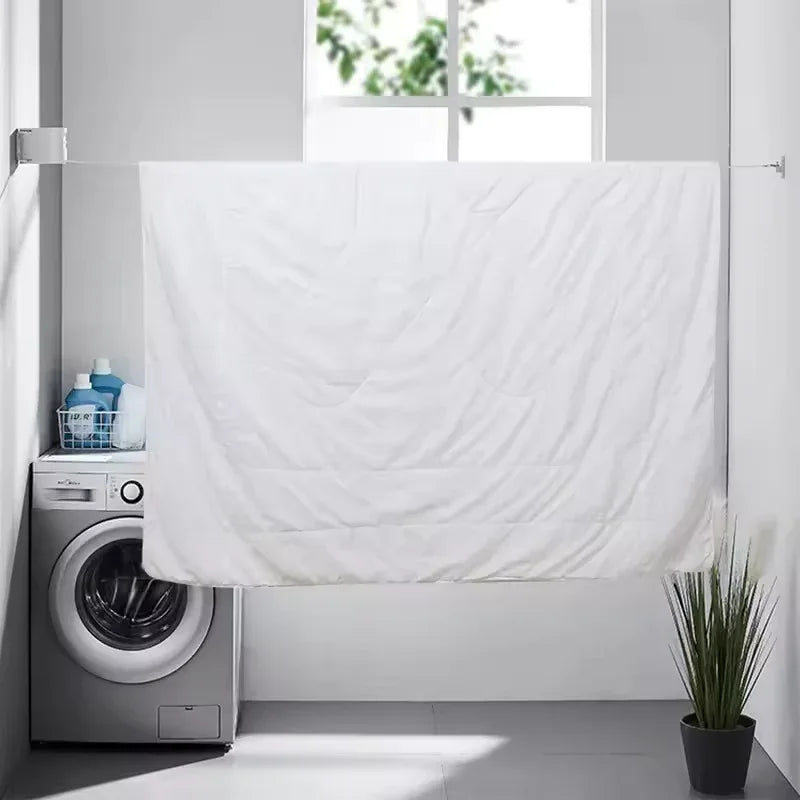 Retractable Clothesline with Durable Hooks