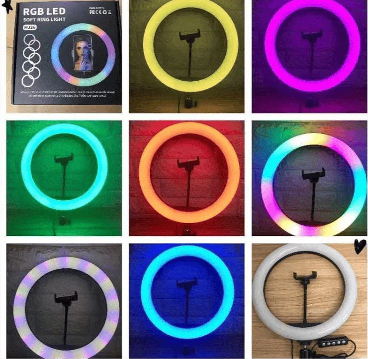 RGB Ring Light for Makeup & Live Streaming