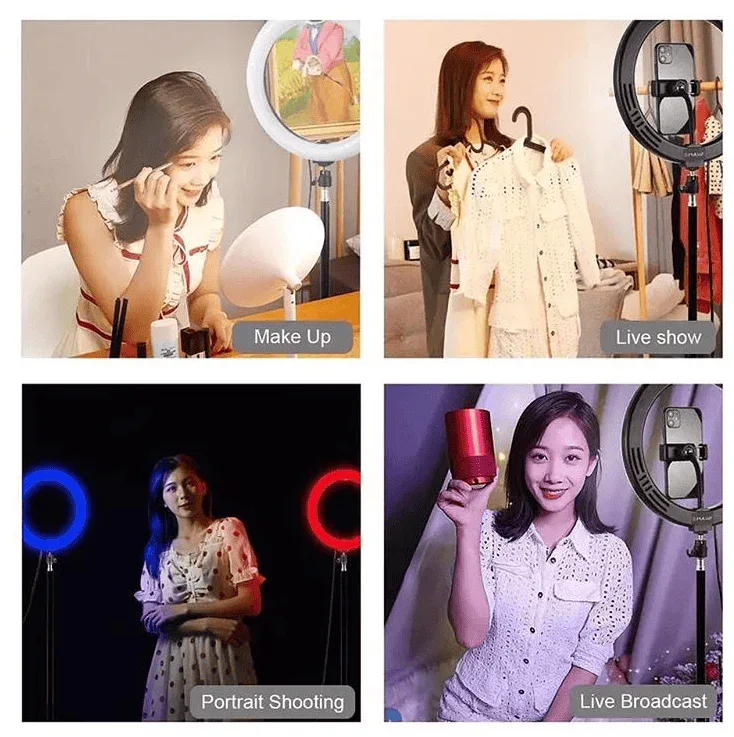 RGB Ring Light for Makeup & Live Streaming