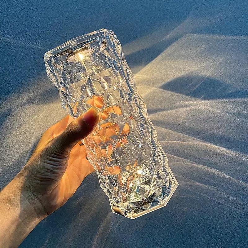 Rose Crystal Rechargeable Lamp - Elegant Glow