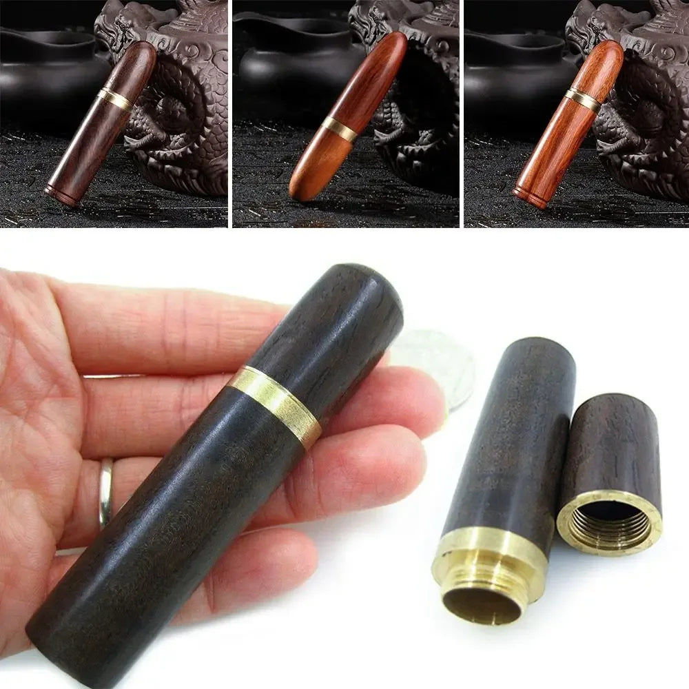 Sandalwood Needle Organizer - Durable Wood Case