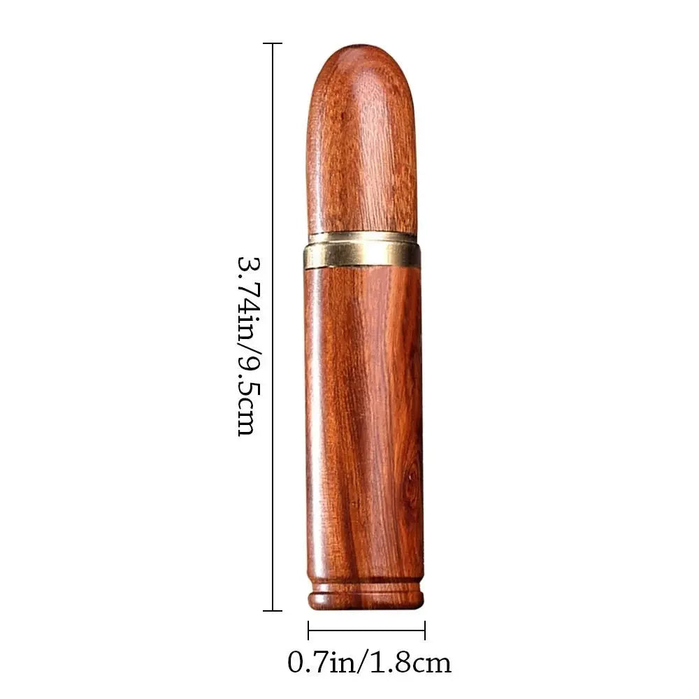 Sandalwood Needle Organizer - Durable Wood Case